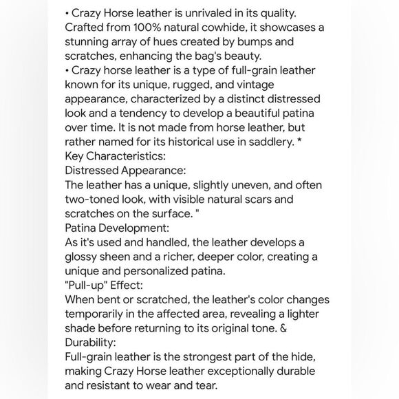 Crazy Horse Cowhide Handmade Custom Frame Push Lock Handbag/Multi Use Style - Picture 16 of 16